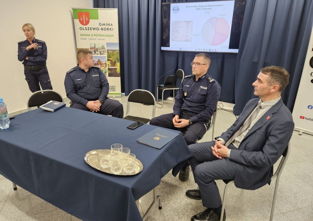 Debata z policją w Olszewie-Borkach. O cyberbezpieczeństwie i nie tylko [ZDJĘCIA]