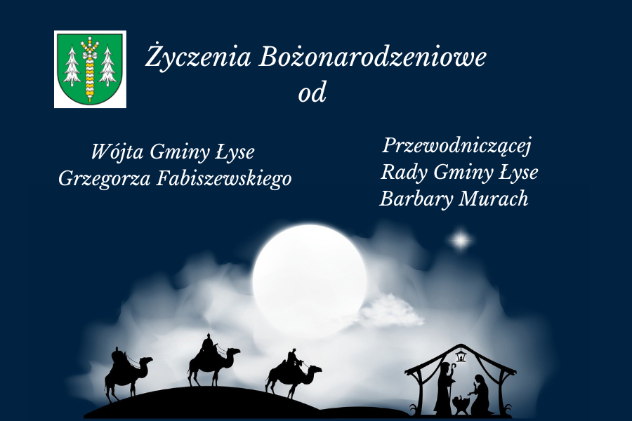 Życzenia Bożonarodzeniowe od władz Gminy Łyse