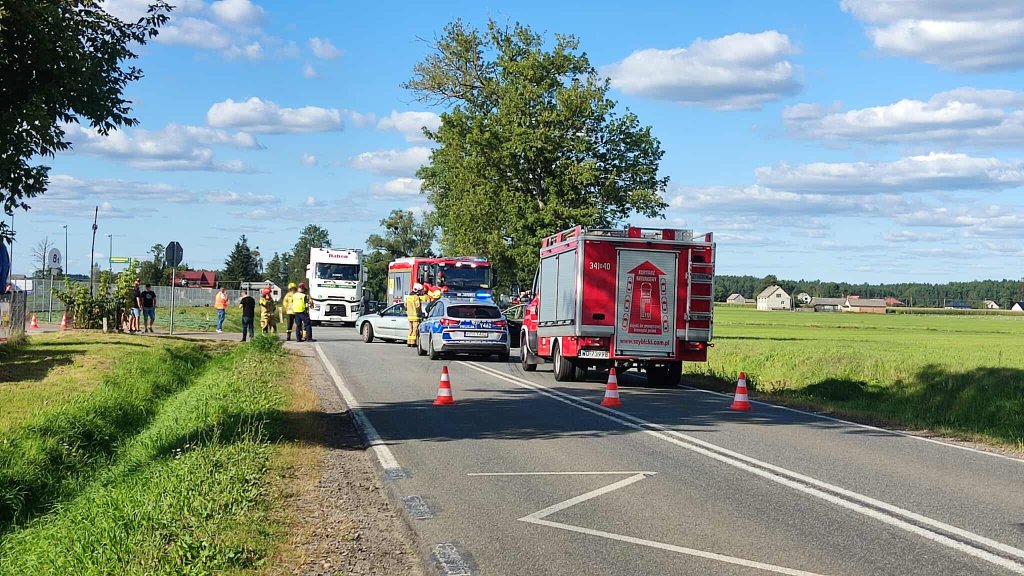 Droga krajowa 53 zablokowana! Doszło do wypadku [ZDJĘCIA]