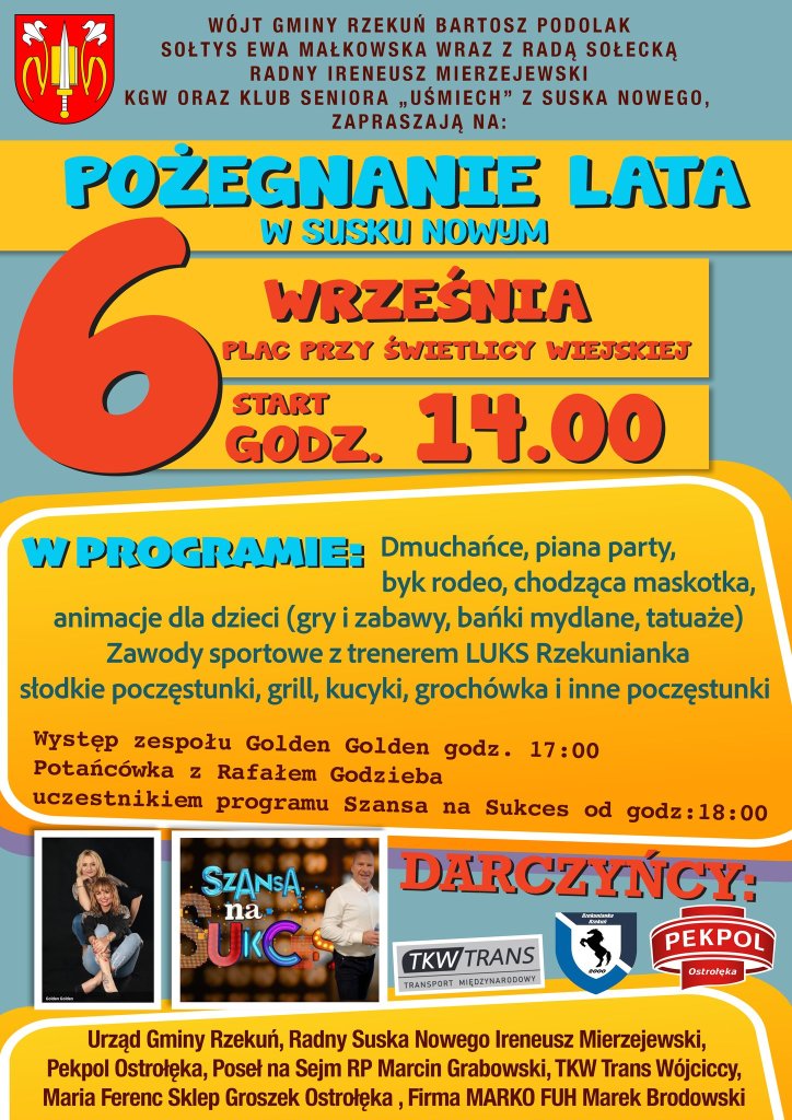Pożegnanie lata w Susku Nowym – atrakcje dla całej rodziny
