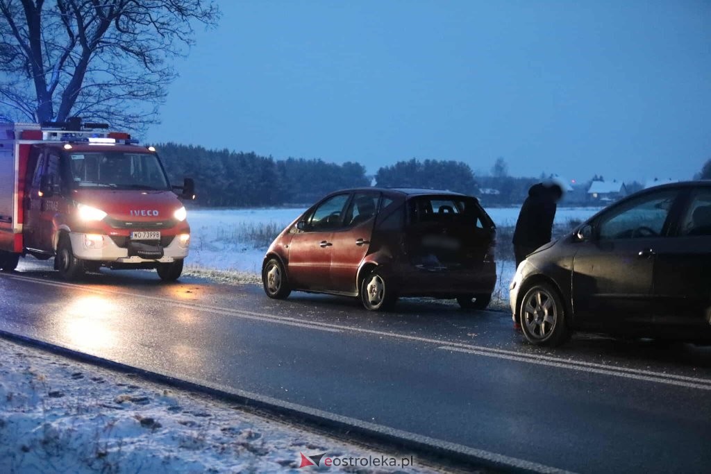 Atak zimy i kolejny wypadek w Antoniach. Uważajcie na DK53! [WIDEO, ZDJĘCIA]