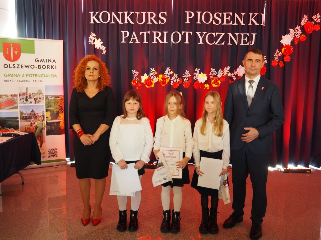 I Gminny Konkurs Pieśni Patriotycznych w Olszewie-Borkach [ZDJĘCIA]