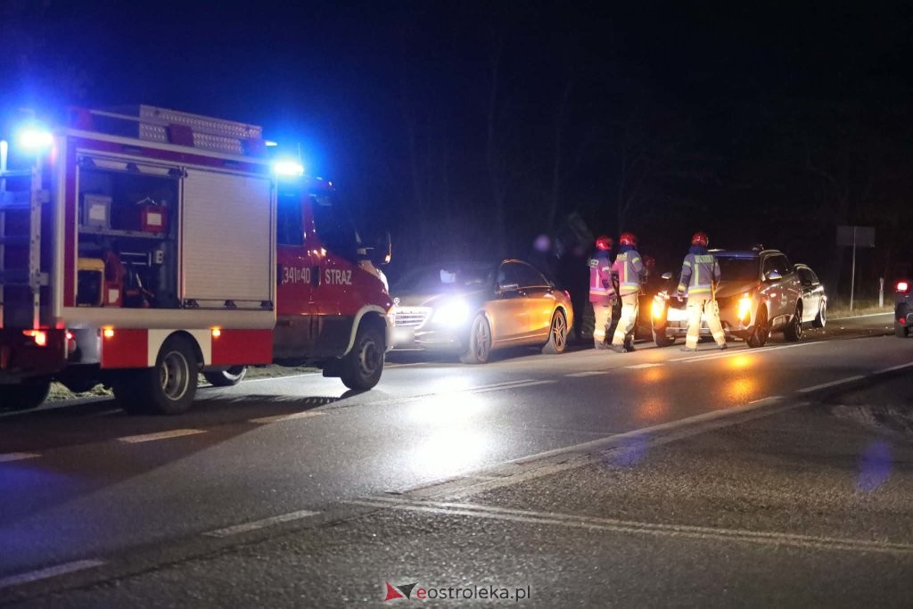 Czarna seria pod Ostrołęką. Karambol w Antoniach, potrącenie w Wachu i kolizja na rondzie [ZDJĘCIA]