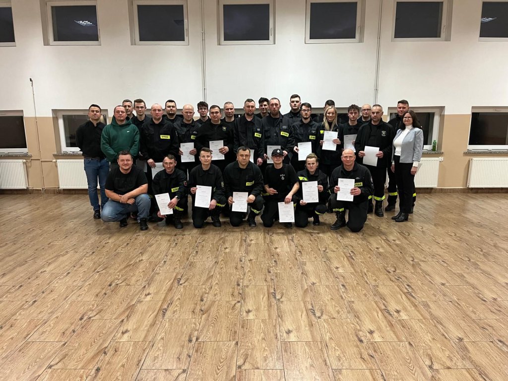 Strażacy z OSP Kadzidło przeszkoleni! Kurs kwalifikowanej pierwszej pomocy zakończony