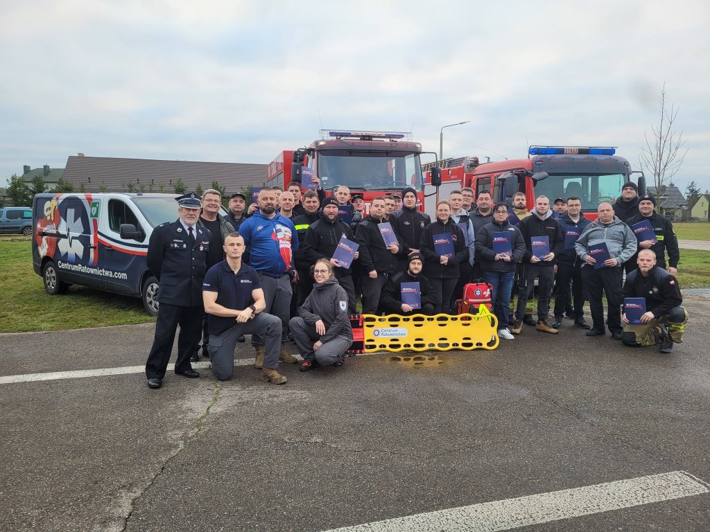 Strażacy z gminy Olszewo-Borki podnieśli kwalifikacje ratownicze! [ZDJĘCIA]