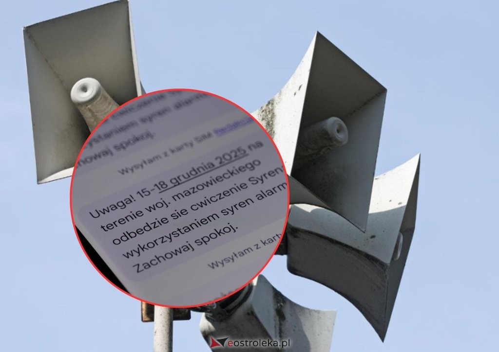 Masowe Alerty RCB i wycie syren na Mazowszu! Wiemy, co się dzieje [15-18 GRUDNIA]