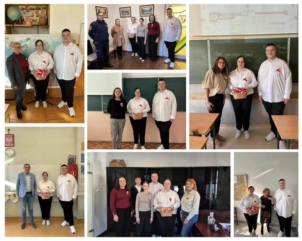 Metalówka pamięta! Kotyliony z ZSZ nr 1 trafiły do miasta i kuratorium! [ZDJĘCIA]