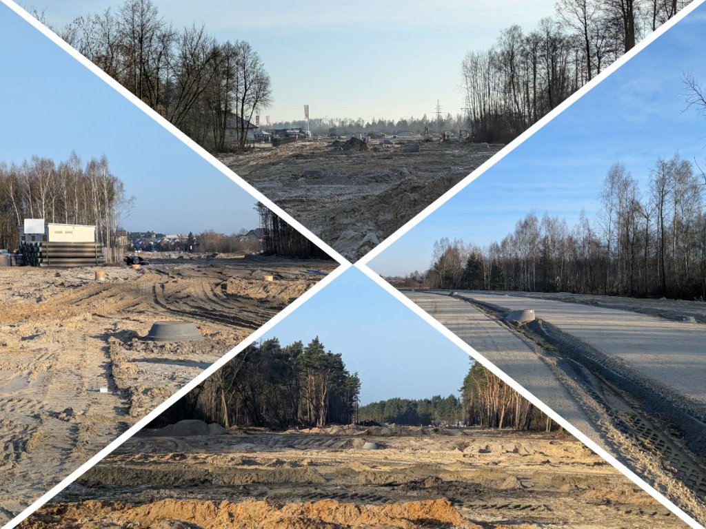 Obwodnica Ostrołęki w budowie. Praca wre! [WIDEO, ZDJĘCIA]
