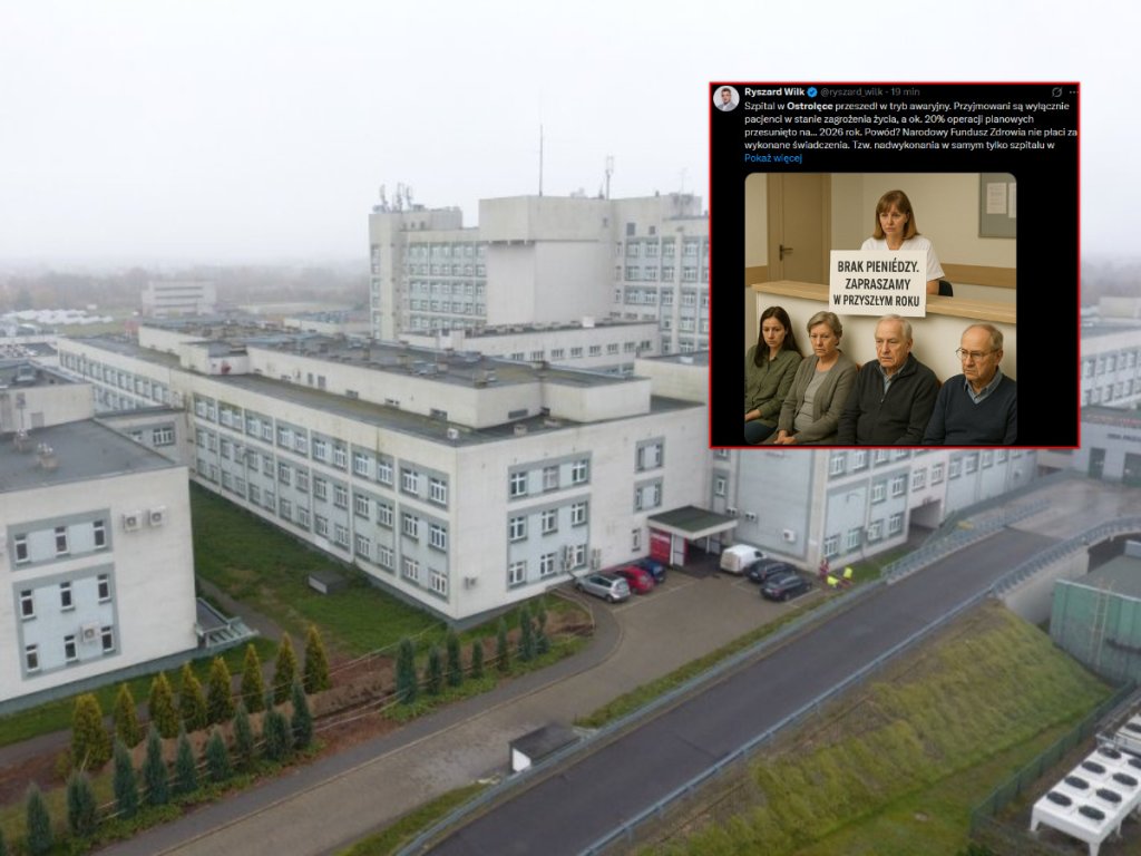 "Lata chaosu, złych decyzji". Poseł Wilk o ochronie zdrowia. Wspomniał o szpitalu w Ostrołęce