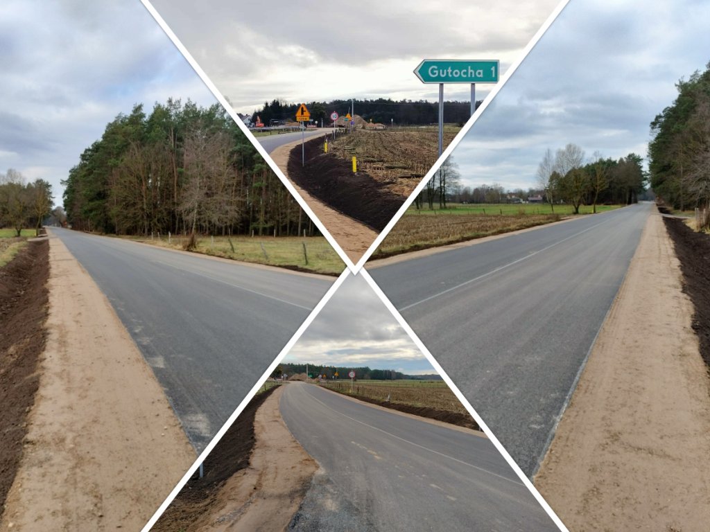 Zakończono rozbudowę drogi powiatowej. Inwestycja za prawie 800 tysięcy złotych [ZDJĘCIA]