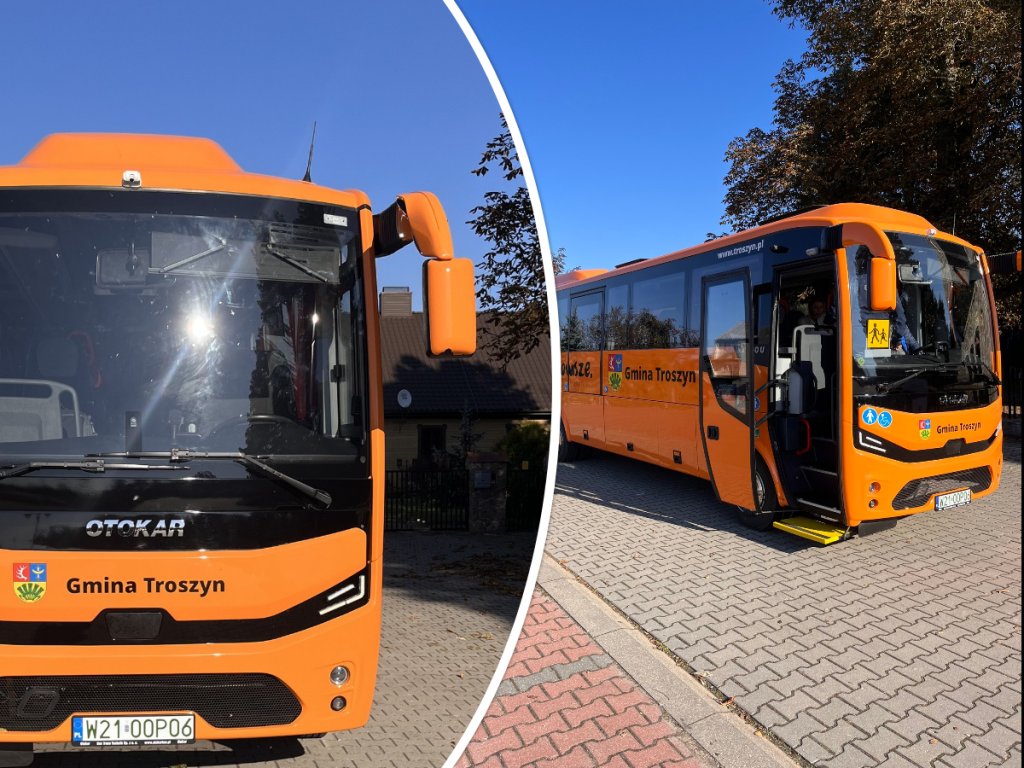 Nowy autobus za prawie milion złotych. Już wozi uczniów