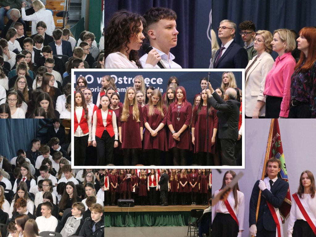 Święto patrona II LO w Ostrołęce. Młodzież upamiętniła C. K. Norwida [WIDEO, ZDJĘCIA]