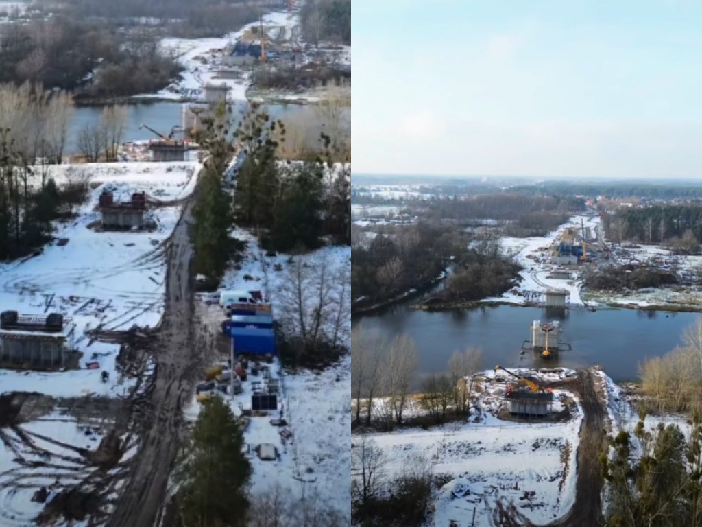 Obwodnica i nowy most. Jak idą prace? Tempo jest imponujące! [WIDEO]