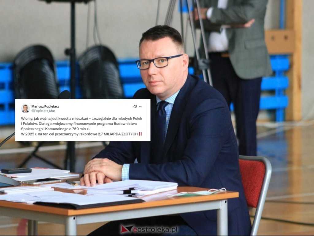 Rekordowe środki na budownictwo społeczne w 2025 roku. Poseł Popielarz komentuje