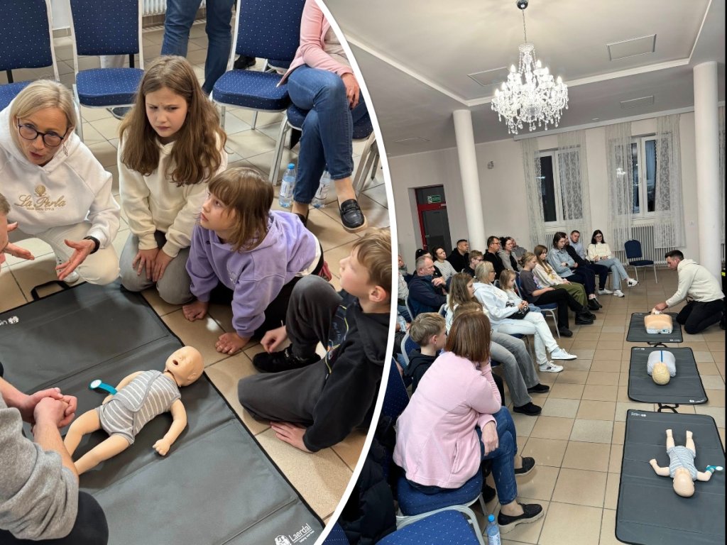 Pełna remiza i chęć niesienia pomocy. Warsztaty pierwszej pomocy