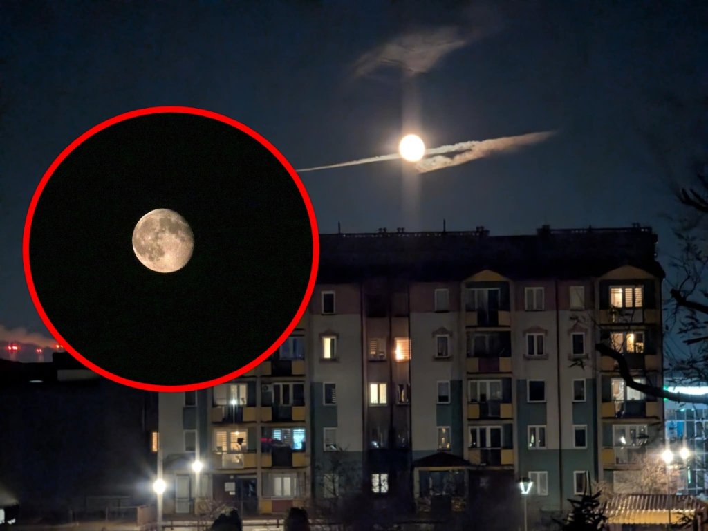 Mieszkańcy patrzyli w niebo. Było wyjątkowo pięknie! [WIDEO]