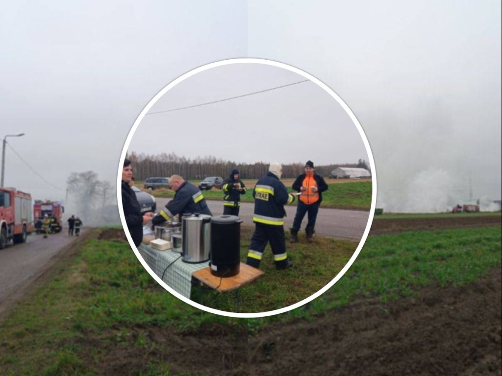 Wielki pożar i mobilizacja służb. Do gaszenia ruszyło 11 zastępów