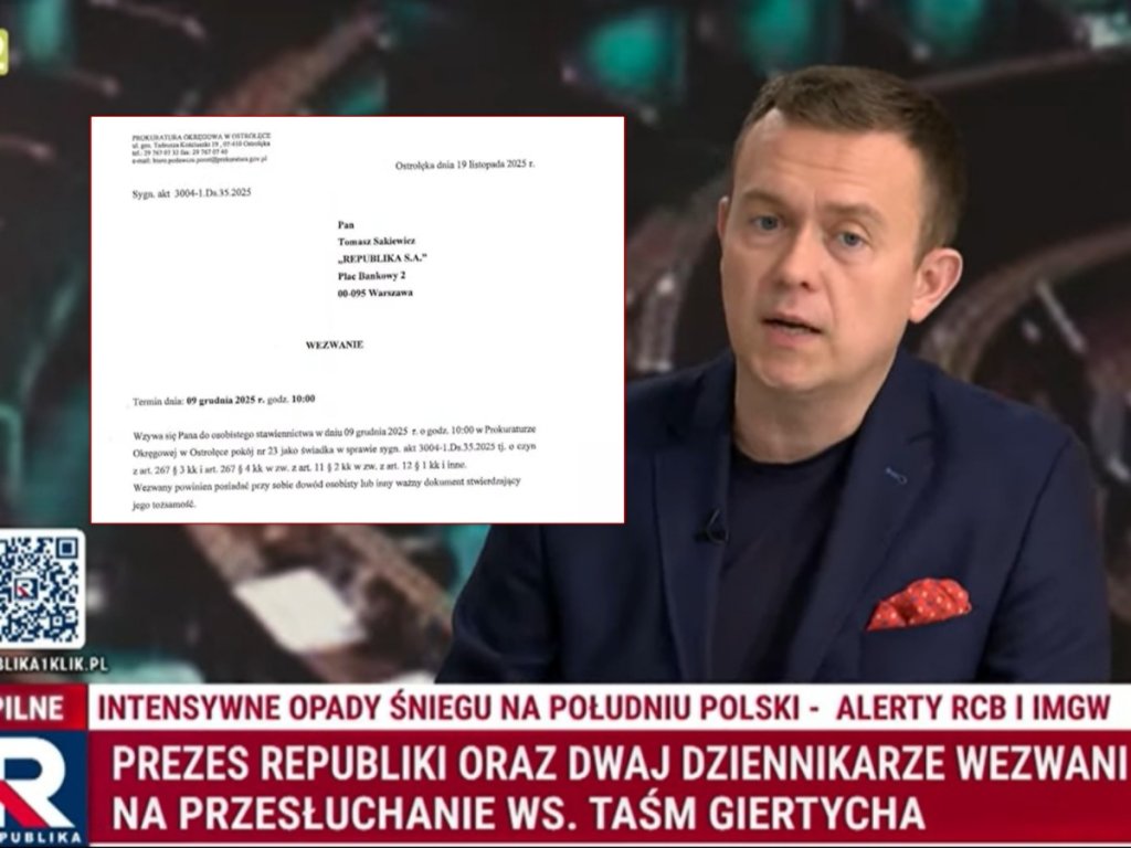 Giertych, Tusk i taśmy TV Republika. Świadkowie wezwani do prokuratury. Głośne nazwiska