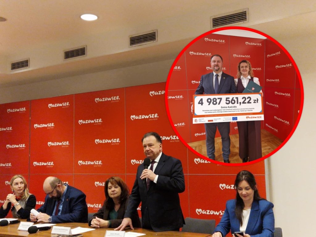 Gmina Kadzidło z przedświątecznym prezentem. Prawie 5 milionów złotych! [ZDJĘCIA]