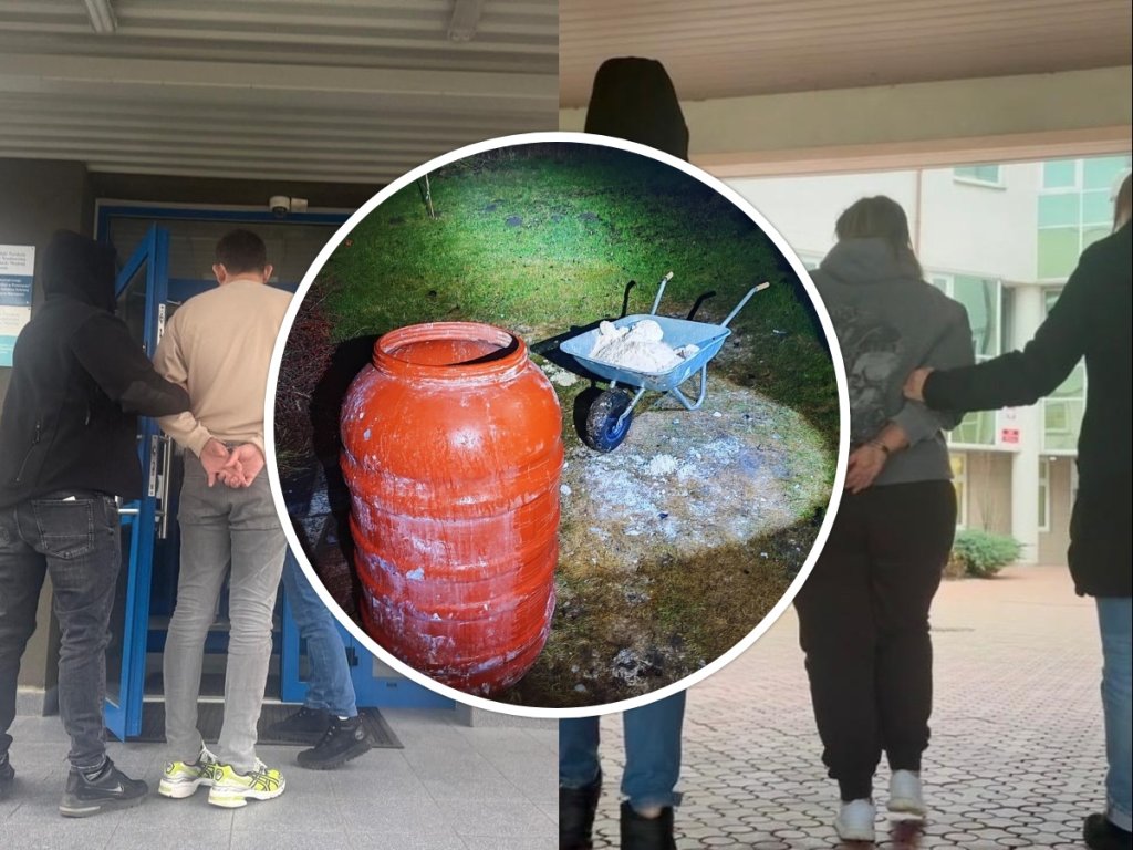 Nielegalna fabryka amfetaminy. Narkotyki wozili taczką [WIDEO, ZDJĘCIA]