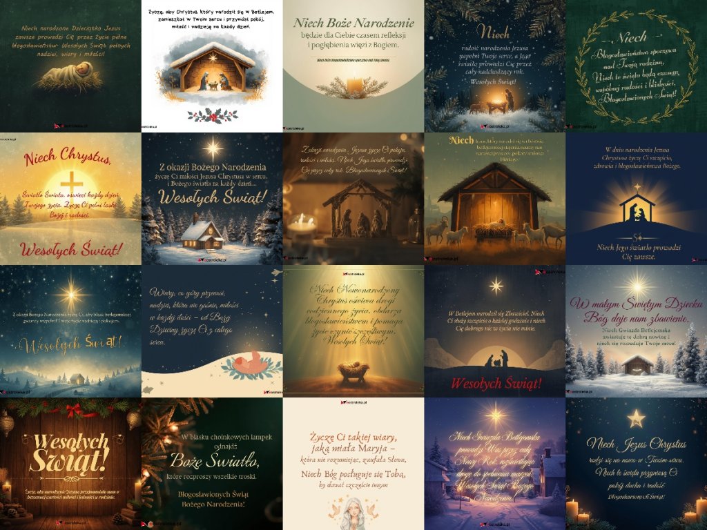 Religijne życzenia na Boże Narodzenie. 20 gotowych propozycji do wysłania