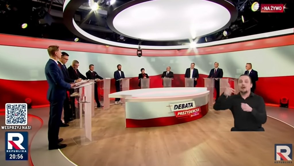 fot. TV Republika/kadr z debaty