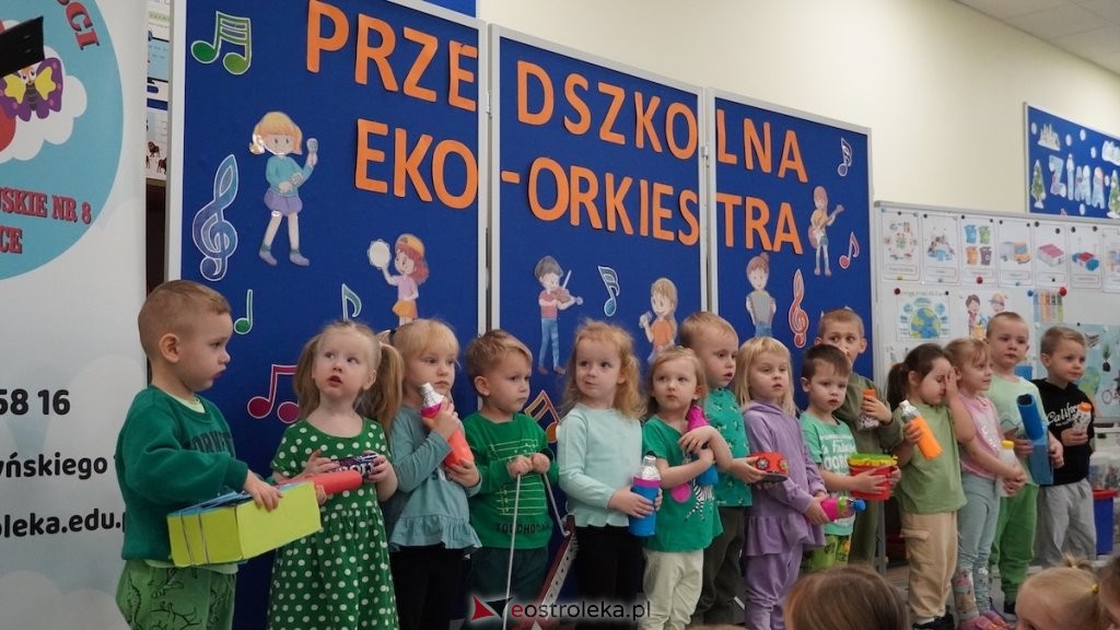 "Kraina Radości" udowadnia: segregacja może być muzyczna! Konkurs w Przedszkolu Miejskim nr 8 "Przedszkolna Eko-Orkiestra"[ZDJĘCIA, WIDEO]