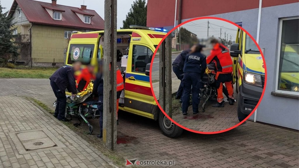 Zakrwawiony mężczyzna przy DK-53. Policjanci ruszyli na ratunek! Co wydarzyło się w Dylewie? [ZDJĘCIA]