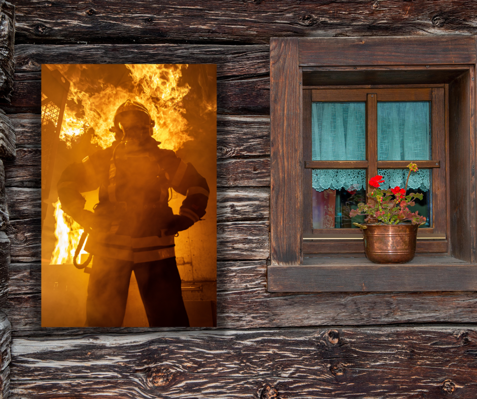 Pożar drewnianego domu na Kurpiach. Zaczęło się od butli gazowej