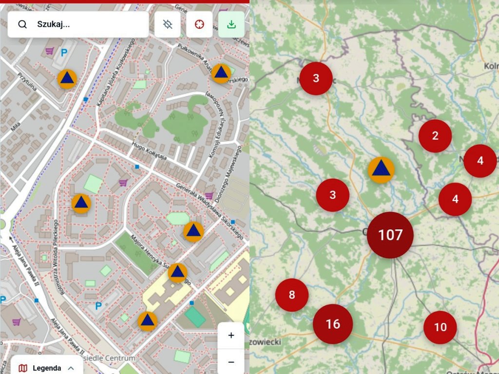 „Gdzie się ukryć” - sprawdź najbliższe punkty schronienia