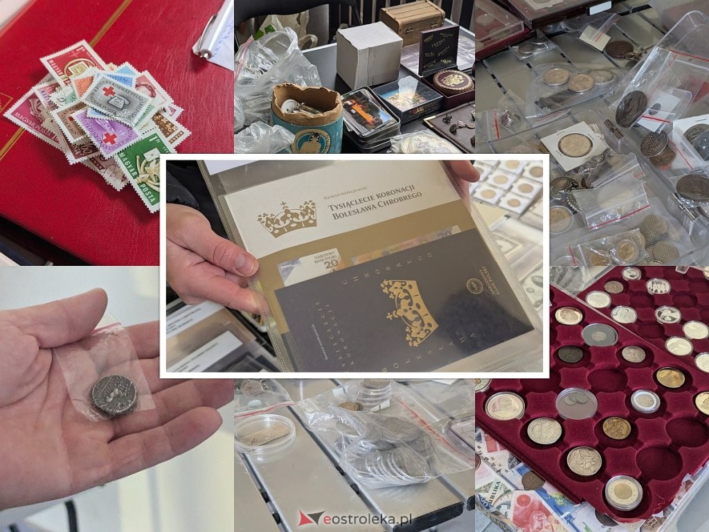 Giełda Kolekcjonerska w Ostrołęce przyciągnęła pasjonatów. Hitem nowy banknot NBP "Bolesław Chrobry" [ZDJĘCIA]