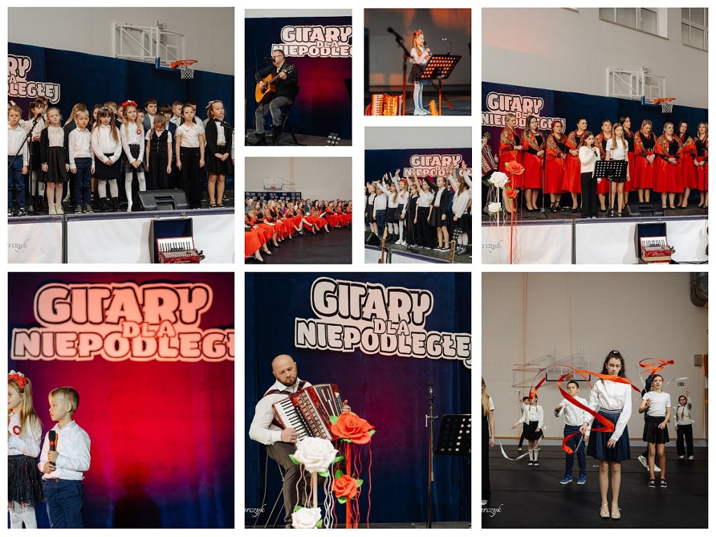 Patriotyzm w rytmie gitary. Wyjątkowy koncert w Szkole Podstawowej w Lipnikach zachwycił publiczność [ZDJĘCIA]