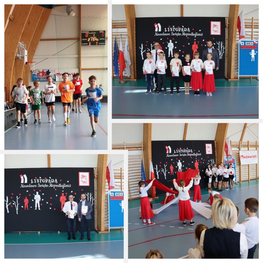 47 uczniów symbolicznie przebiegło 107 lat wolności! Tak szkoła w Chudku uczciła Niepodległość! [ZDJĘCIA]