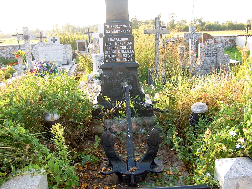 Grób w Rzekuniu kiedyś