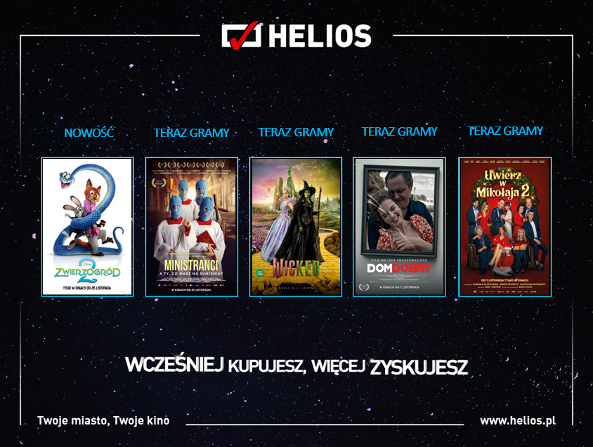 &nbsp;Jesień pełna filmowych hitów w kinie Helios
