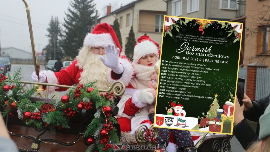 Magia Świąt w Olszewie-Borkach! Wielki Jarmark Bożonarodzeniowy 2025 – sprawdź program