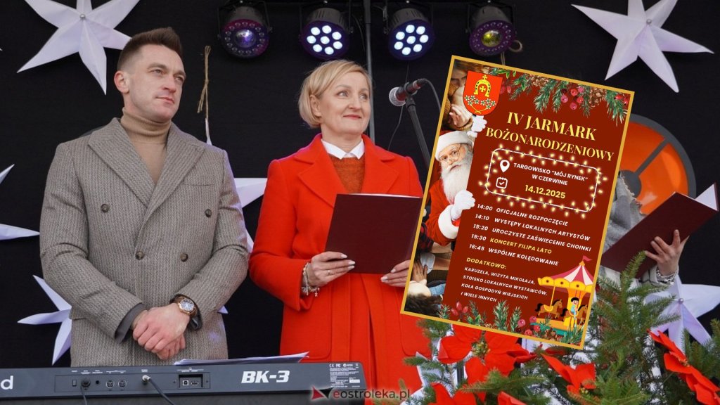 Magia Świąt w Czerwinie: IV Jarmark Bożonarodzeniowy 2025 i koncert Filipa Lato