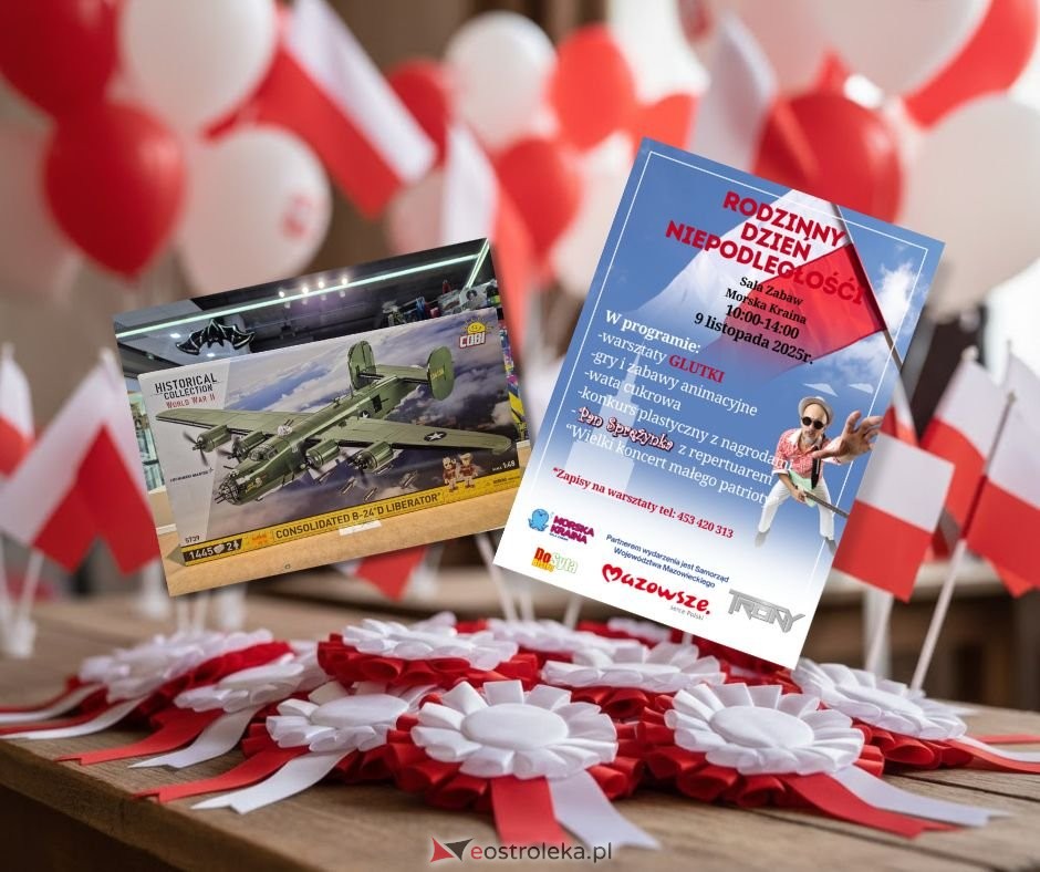 Patriotyczny weekend w Hali Feniks. Święto Niepodległości w Ostrołęce pełne atrakcji dla rodzin i pasjonatów historii [PROGRAM]