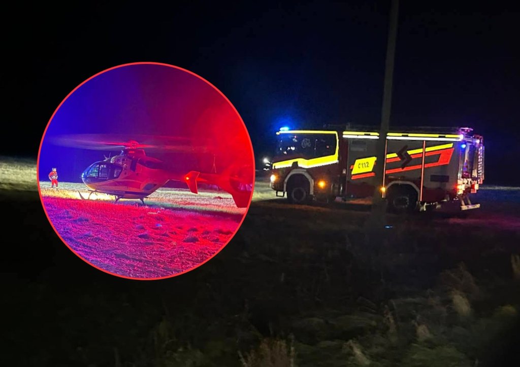 Dramatyczne chwile w Czarni. Śmigłowiec LPR zabrał 2-latka [ZDJĘCIA]