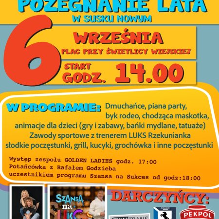 Pożegnanie lata w Susku Nowym – atrakcje dla całej rodziny