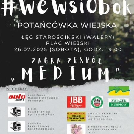 Wieczór tańca i muzyki „we wsi obok”. Nie przegap tej imprezy!