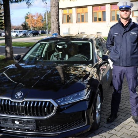 Nowa "bestia" policji z Ostrołęki już sieje postrach. Pierwszy patrol i od razu 112 km/h na liczniku kierowcy!