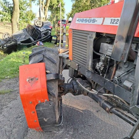 Fatalny manewr wyprzedzania. 6-letnie dziecko ciężko ranne w wypadku [ZDJĘCIA]