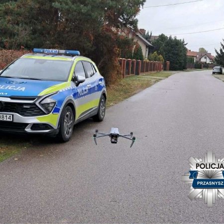 Mandaty z lotu ptaka. Policyjny dron nagrał 38 naruszeń