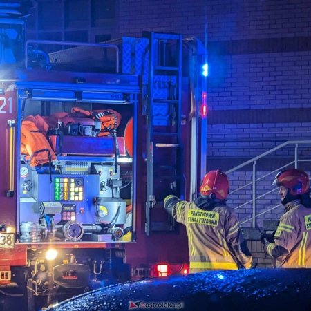 Nocny pożar w gminie Olszewo-Borki. Straty sięgają 80 tysięcy złotych