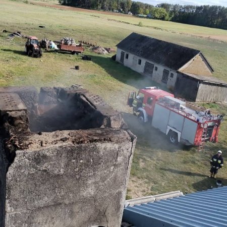 Niedrożny komin przyczyną pożaru – interweniowały OSP