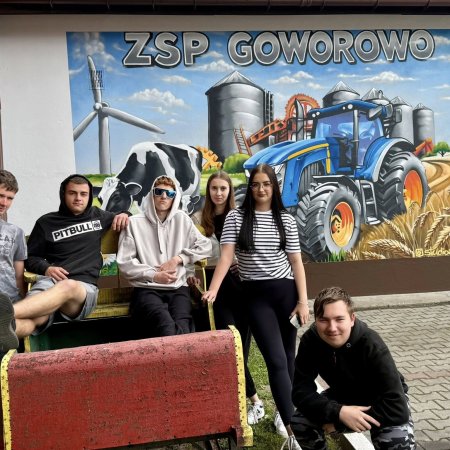 Uczniowie wybrali. Kolorowy mural już zdobi szkołę!