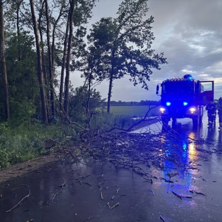 Burzowa noc na południu powiatu ostrołęckiego. Żywioł znów dał o sobie znać [ZDJĘCIA]