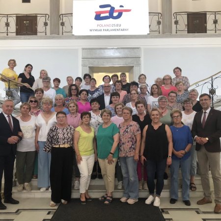 Kolejni goście u posła z Ostrołęki. Do Sejmu przyjechał nawet wójt