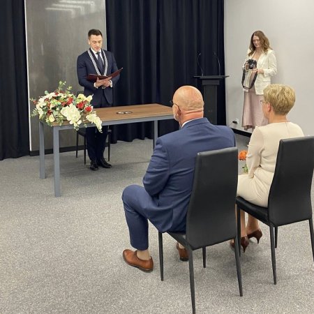 Tak! w Czerwinie - niecodzienna rola wójta Grzegorza Długokęckiego [ZDJĘCIA]